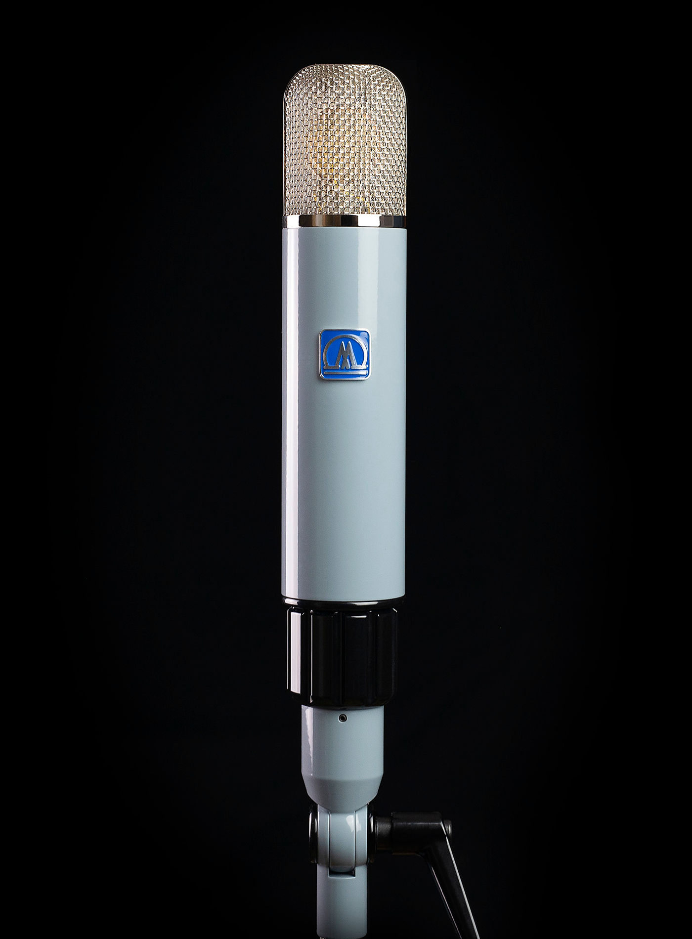 Myburgh M1 tube microphone product photography
