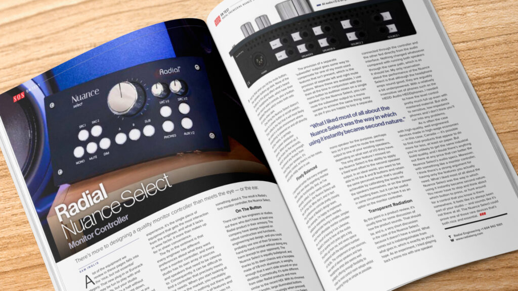 SOS Magazine Reviews the Nuance Select