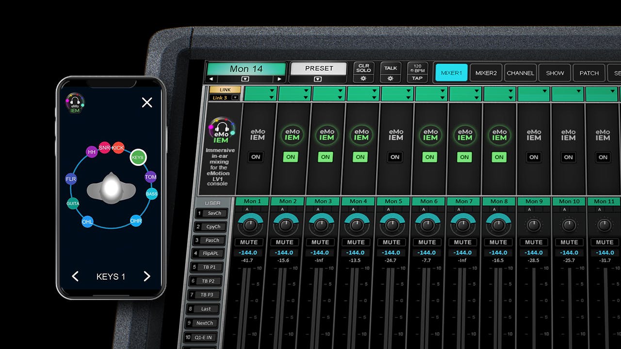 Immersive In-Ear Mixing at the Click of a Button