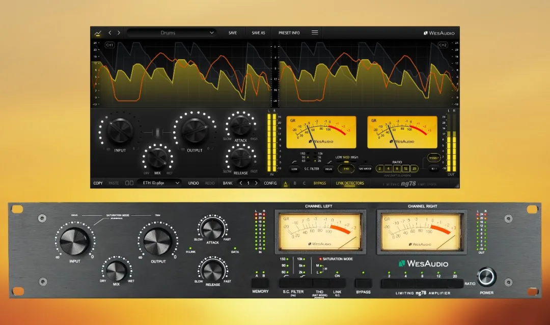 WesAudio NG78：把经典FET压缩器，带进全数字控制时代