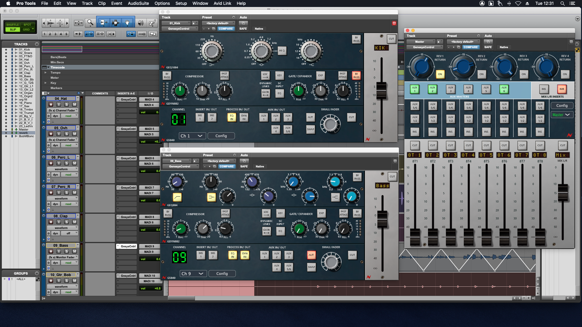 AMS Neve GenesysControl 插件 screen