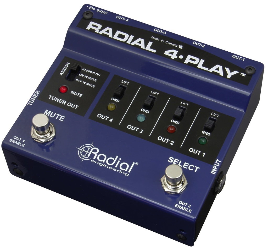Radial 4-Play angle with lights