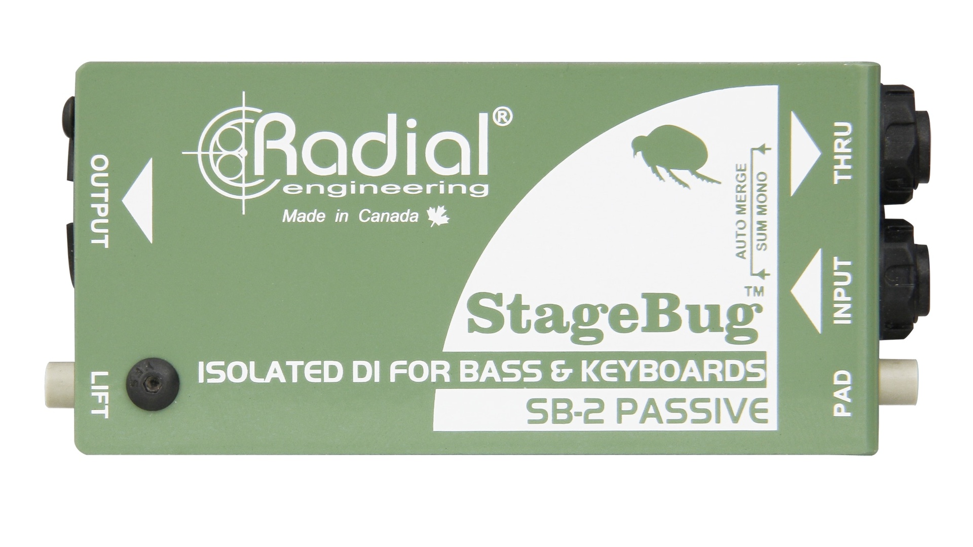 Radial SB-2 被动式 技术规格视图