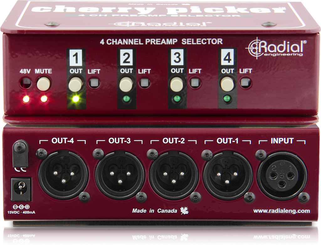 Radial Cherry Picker 4-Channel Preamp Selector image 2