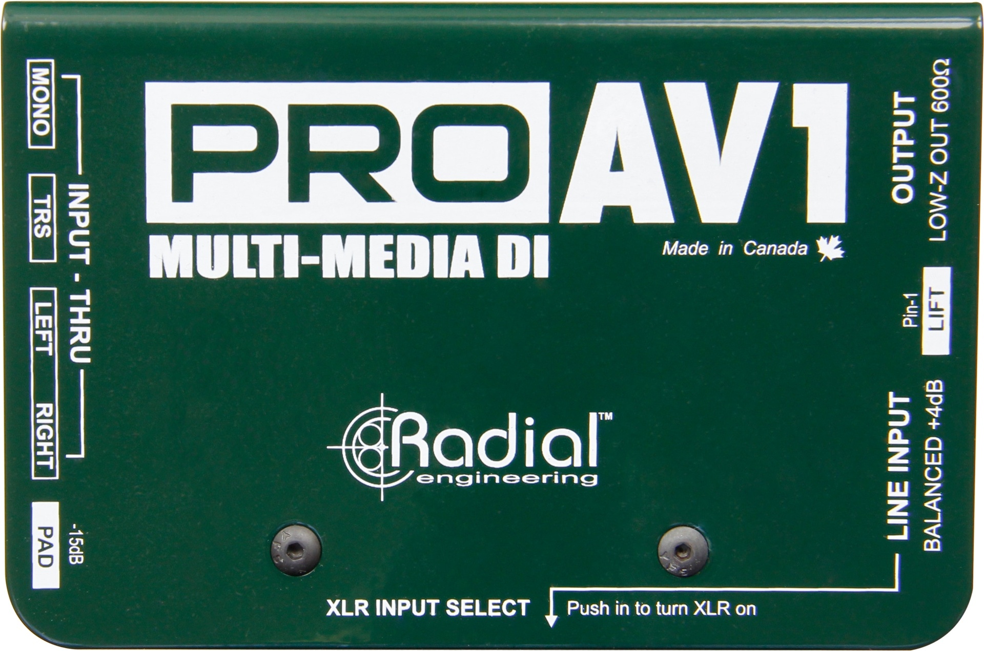 Standard DI 用于Instruments