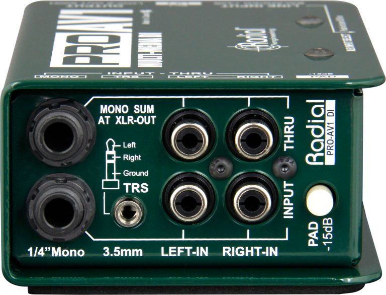 Radial ProAV1 feature panel 1