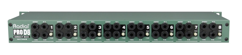 Radial ProD8 feature panel 1