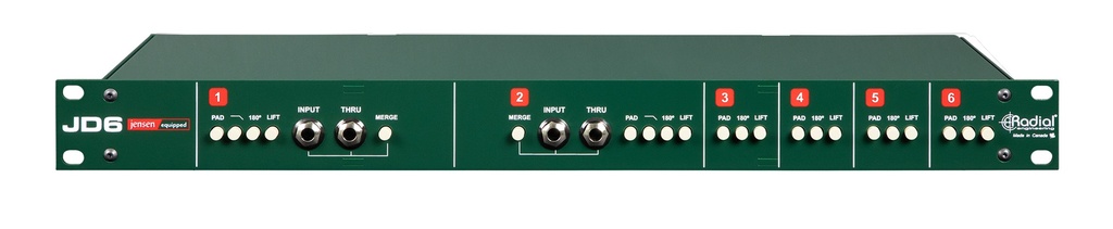 Radial JD6 feature panel 1