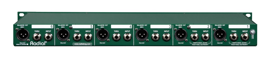 Radial JD6 feature panel 2