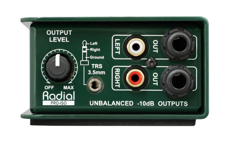 Radial Pro-Iso feature panel 2
