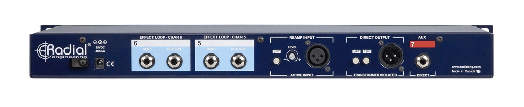Radial JD7 feature panel 2