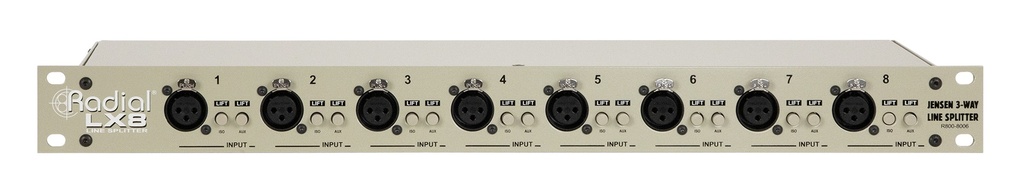 Radial LX8 feature panel 1