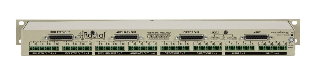 Radial LX8 feature panel 2