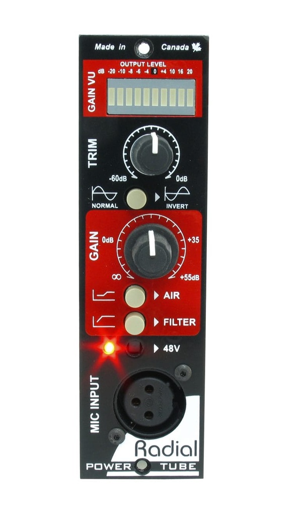 Radial PowerTube feature panel 1