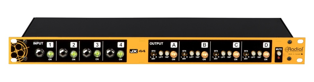 Radial JX44 V2 feature panel 1