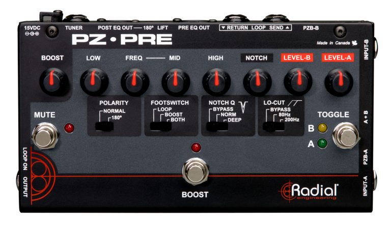 Radial PZ-Pre 功能视图