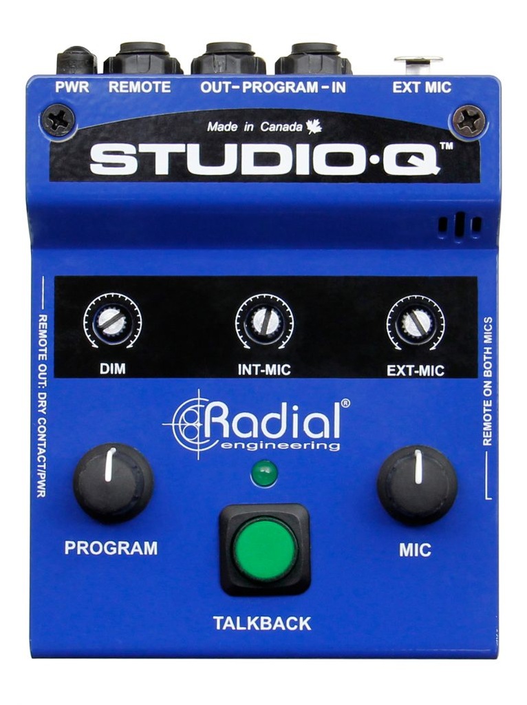 Radial StudioQ feature panel 1