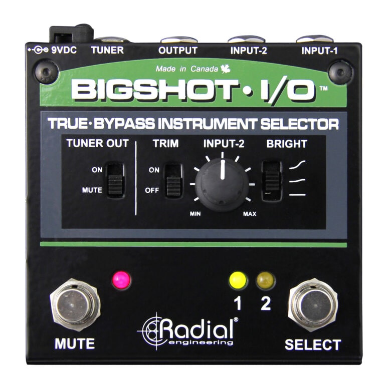 Radial BigShot i/o feature panel 1