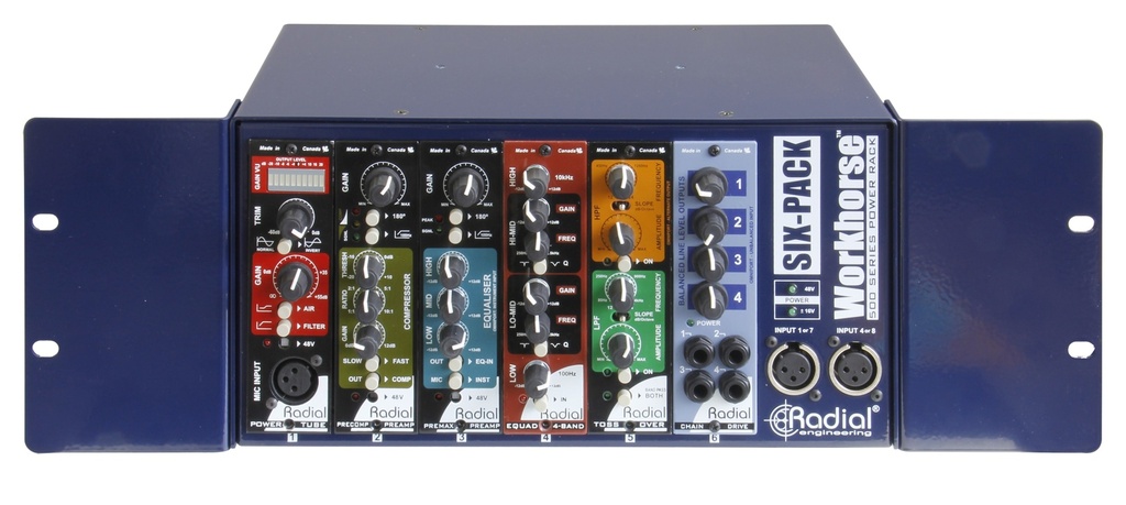 Radial SixP19-RA Rack Adapter flush mount