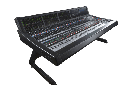 AMS Neve DFC3D whole console left angle