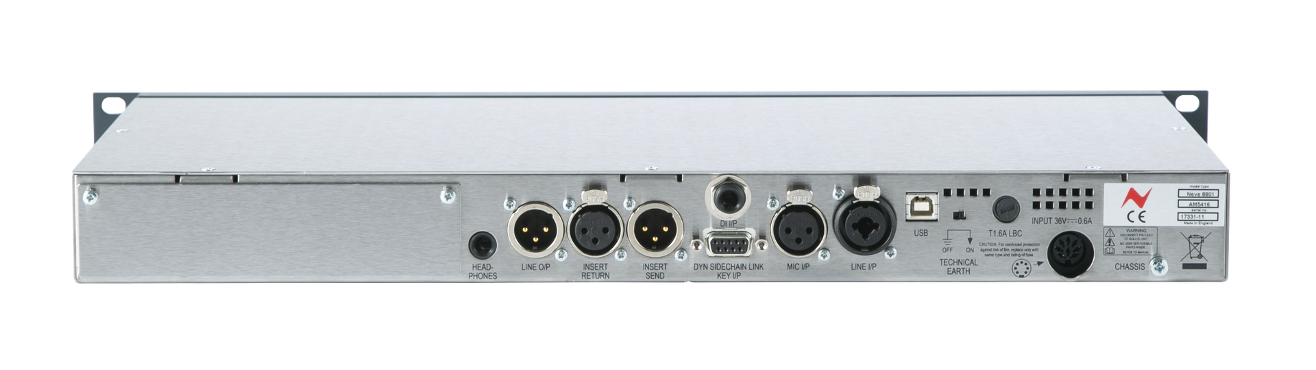 8801 rear panel