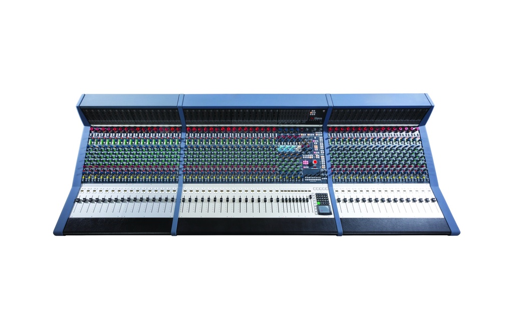 AMS Neve Genesys blue console wide front official product photo